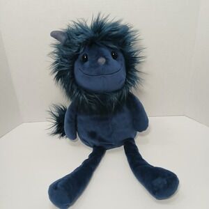 Jellycat London Luda Monster Stuffed Animal Dark Blue Plush 17"